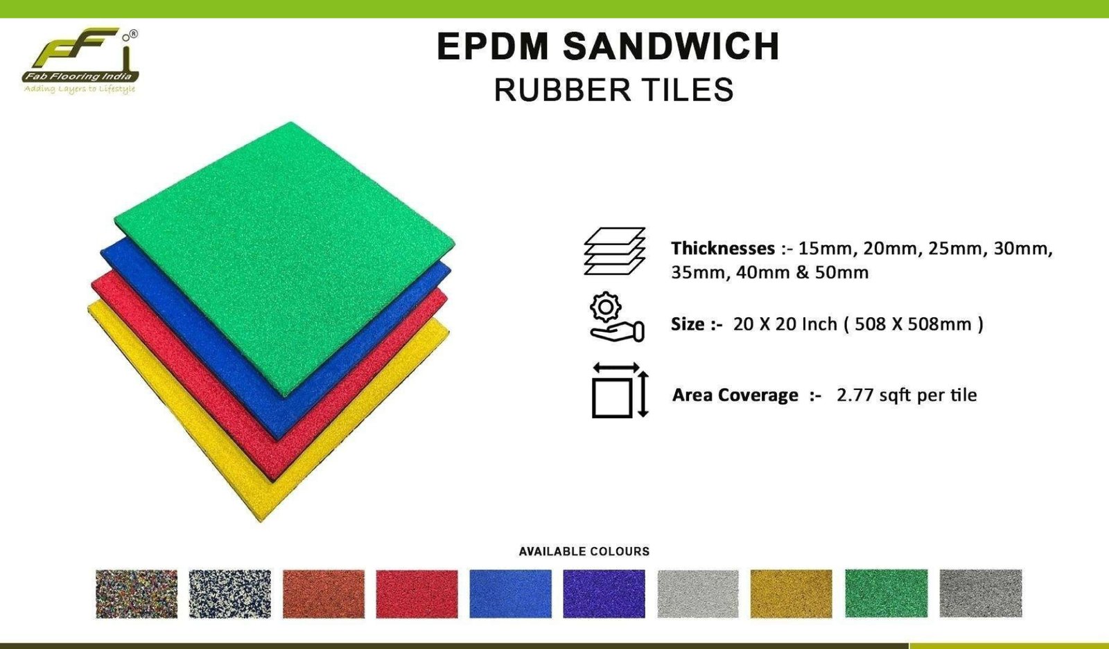 EPDM Playground Color Designs